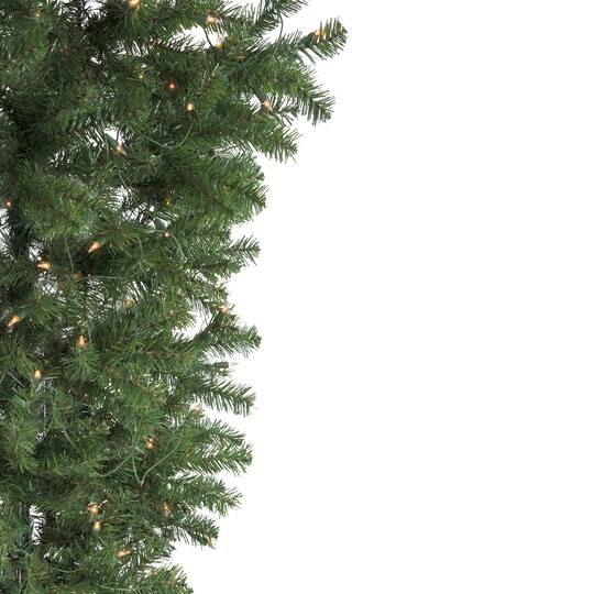 5.5ft. Pre-Lit Medium Spruce Upside Down Artificial Christmas Tree with Clear Lights